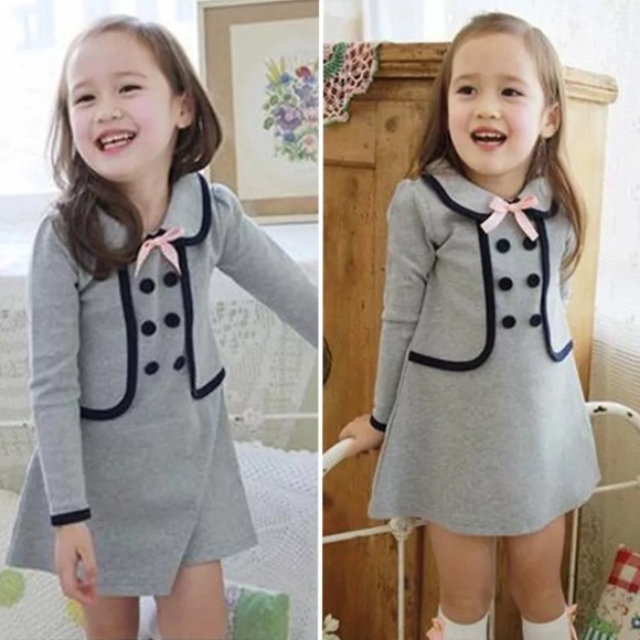 NWT Double Breasted Preppy Style Dress - Picture 1 of 6